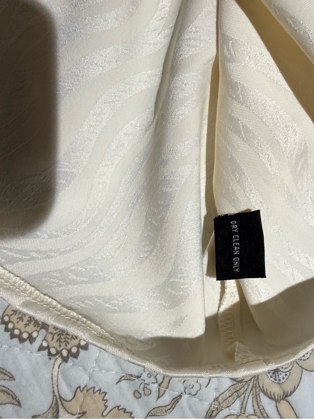 Ruby Rox Cream Textured Ruffle-Hem Blazer - Picture 11 of 14
